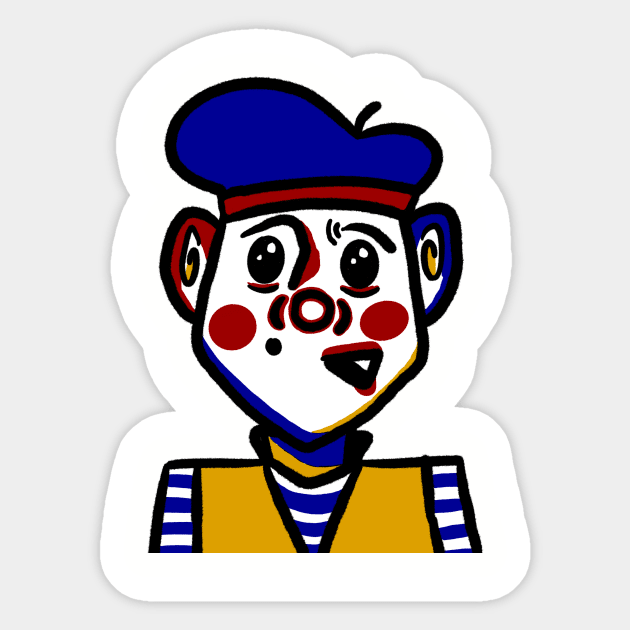 Pop Art Mime Sticker by Alli200